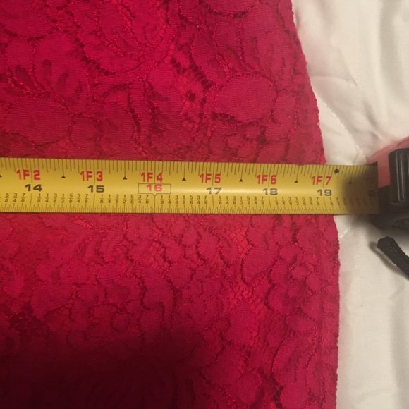 kate spade magenta pink red lace skirt size 4 nwot - Picture 15 of 16